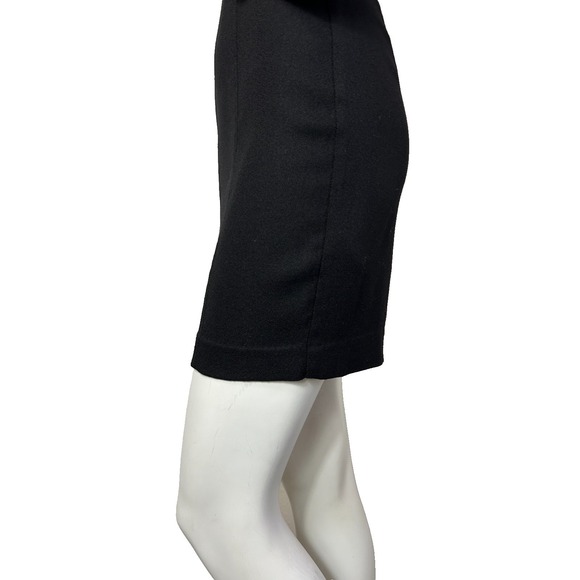 Elizabeth James Dress Women Size XS Black Lace Sheath Sleeveless Mini Button NWT - Picture 6 of 11